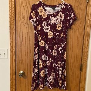 Floral T-Shirt Dress